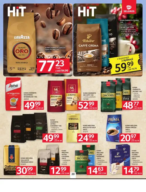 Selgros - gazetka promocyjna Oferta spożywcza od czwartku 23.04 do środy 06.05 - strona 20