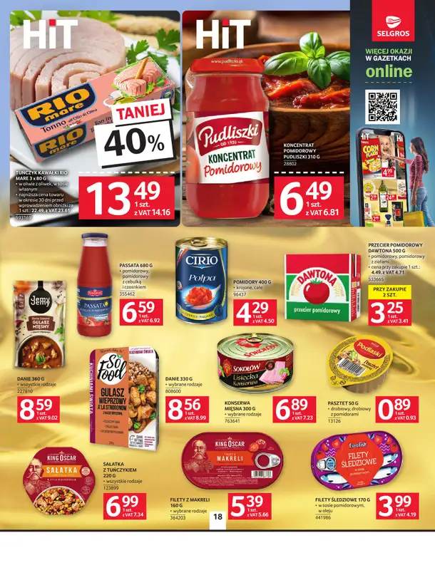 Selgros - gazetka promocyjna Oferta spożywcza od czwartku 23.04 do środy 06.05 - strona 18