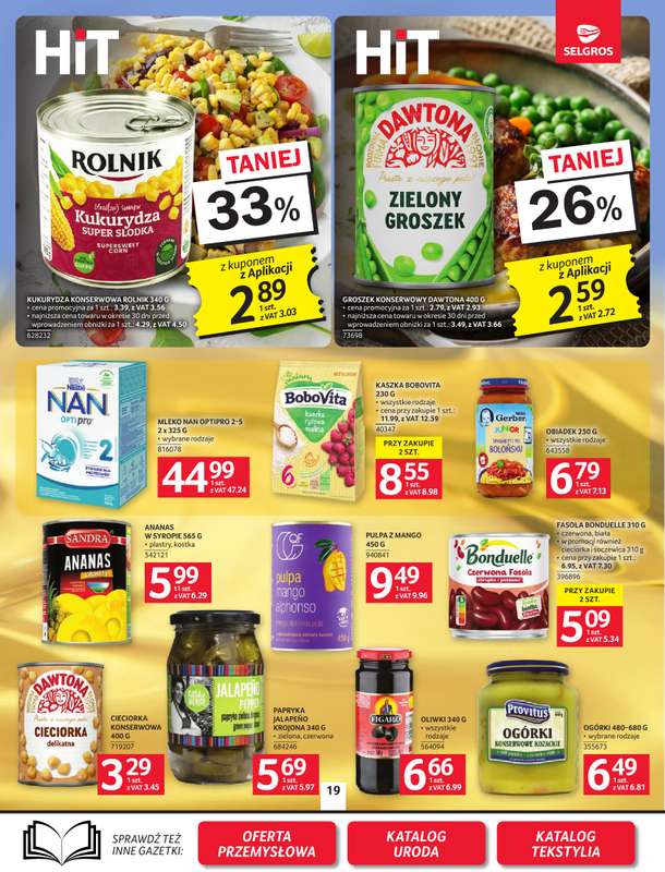 Selgros - gazetka promocyjna Oferta spożywcza od czwartku 23.04 do środy 06.05 - strona 19