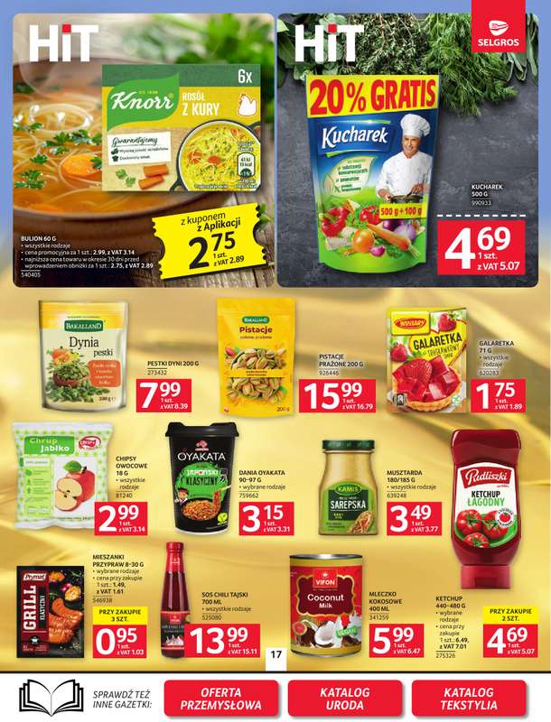Selgros - gazetka promocyjna Oferta spożywcza od czwartku 23.04 do środy 06.05 - strona 17