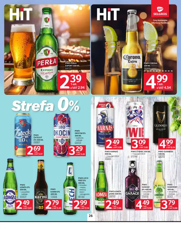 Selgros - gazetka promocyjna Oferta spożywcza od czwartku 23.04 do środy 06.05 - strona 26