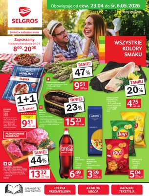 Selgros - gazetka promocyjna Oferta spożywcza od czwartku 23.04 do środy 06.05