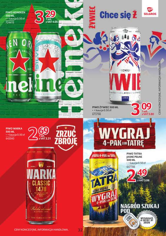 Selgros - gazetka promocyjna Katalog Markowe Produkty od czwartku 23.04 do środy 06.05 - strona 32
