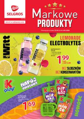 Selgros - gazetka promocyjna Katalog Markowe Produkty od czwartku 23.04 do środy 06.05