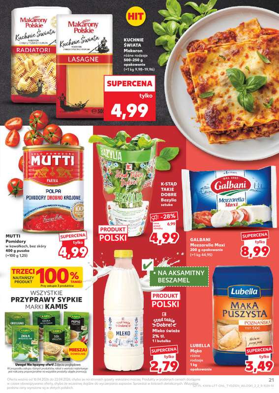 Kaufland - gazetka promocyjna Gazetka Tygodnia od czwartku 16.04 do środy 22.04 - strona 21