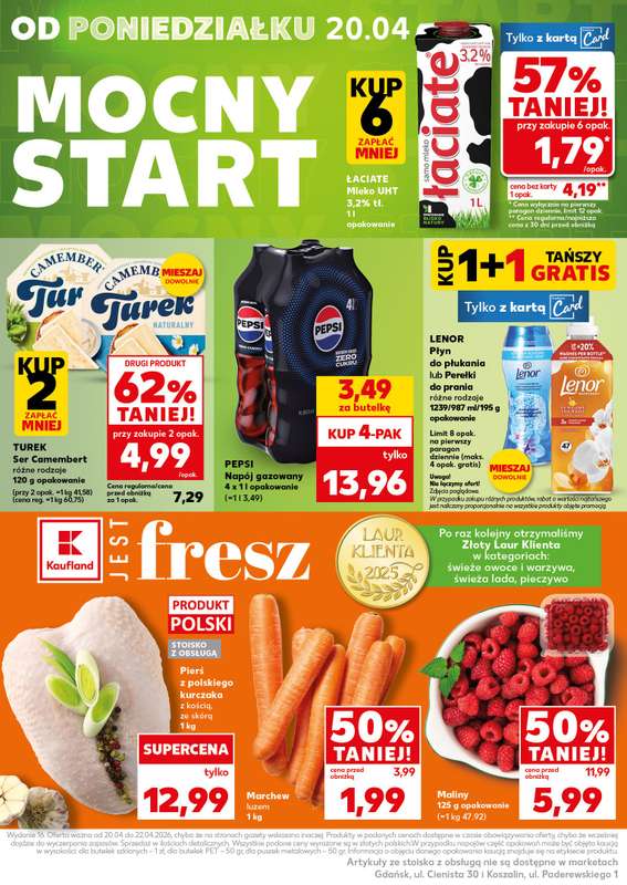 Kaufland - gazetka promocyjna Gazetka Tygodnia od czwartku 16.04 do środy 22.04 - strona 62