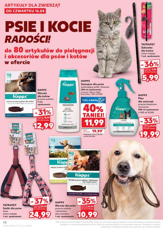 Kaufland - gazetka promocyjna Gazetka Tygodnia od czwartku 16.04 do środy 22.04 - strona 58