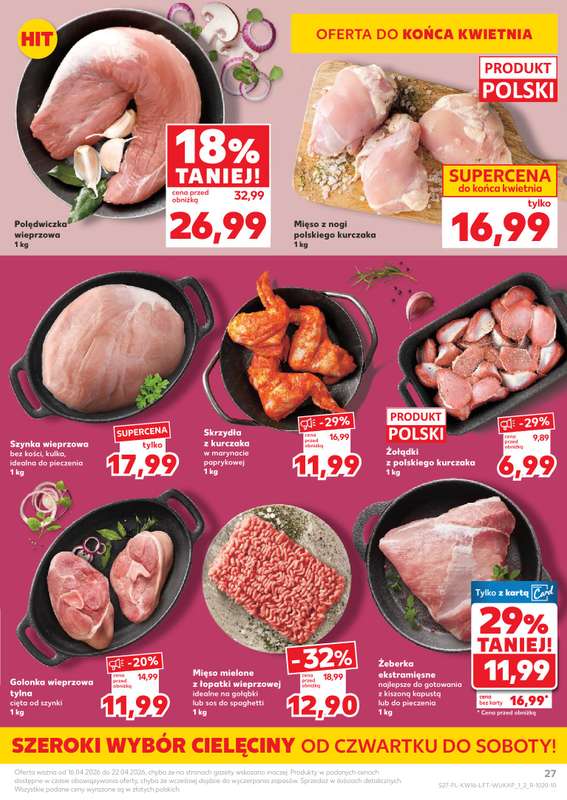 Kaufland - gazetka promocyjna Gazetka Tygodnia od czwartku 16.04 do środy 22.04 - strona 27