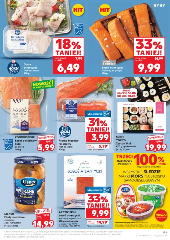 Kaufland - gazetka promocyjna Gazetka Tygodnia od czwartku 16.04 do środy 22.04 - strona 43