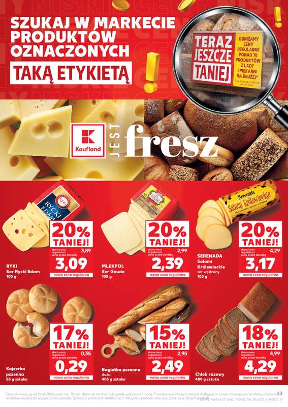Kaufland - gazetka promocyjna Gazetka Tygodnia od czwartku 16.04 do środy 22.04 - strona 33