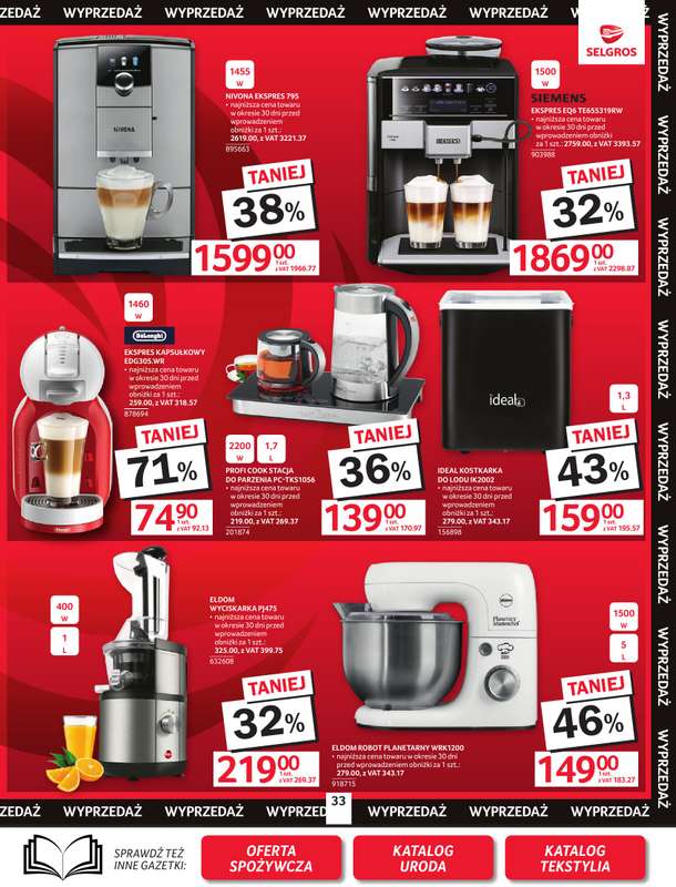 Selgros - gazetka promocyjna Oferta przemysłowa od czwartku 23.04 do środy 06.05 - strona 35