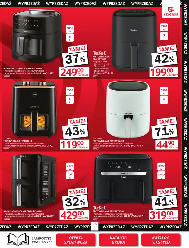 Selgros - gazetka promocyjna Oferta przemysłowa od czwartku 23.04 do środy 06.05 - strona 37