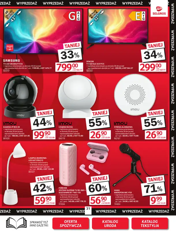 Selgros - gazetka promocyjna Oferta przemysłowa od czwartku 23.04 do środy 06.05 - strona 33