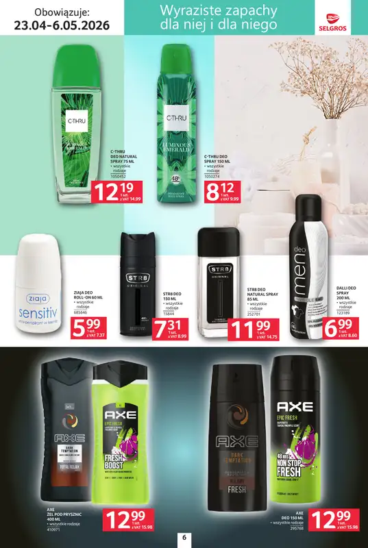 Selgros - gazetka promocyjna Katalog Uroda od czwartku 23.04 do środy 06.05 - strona 6