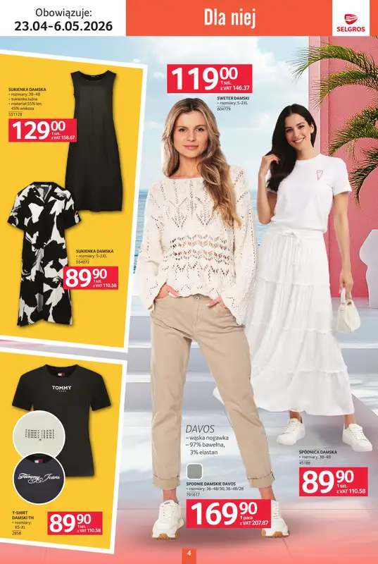 Selgros - gazetka promocyjna Katalog Tekstylia od czwartku 23.04 do środy 06.05 - strona 4
