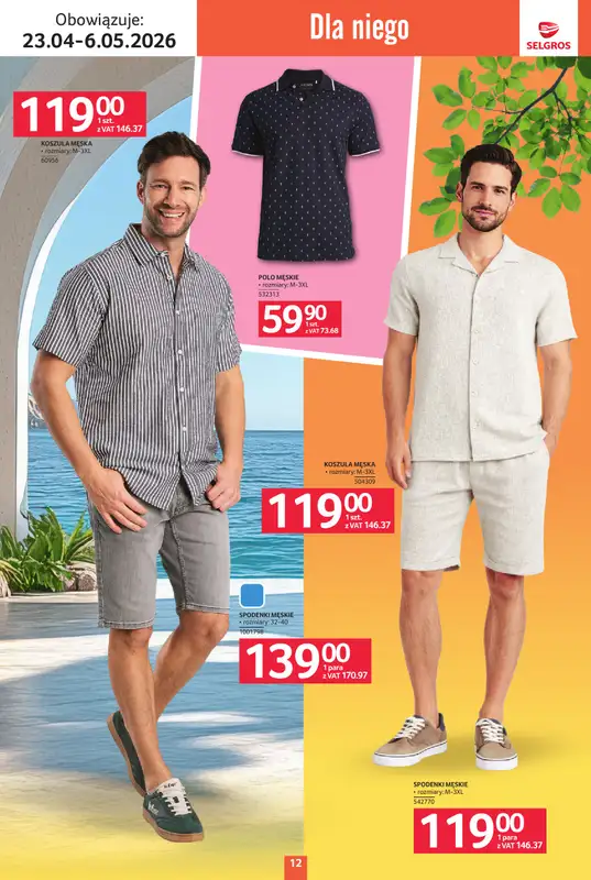 Selgros - gazetka promocyjna Katalog Tekstylia od czwartku 23.04 do środy 06.05 - strona 12