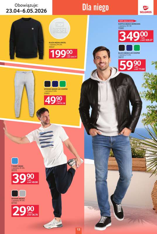 Selgros - gazetka promocyjna Katalog Tekstylia od czwartku 23.04 do środy 06.05 - strona 13