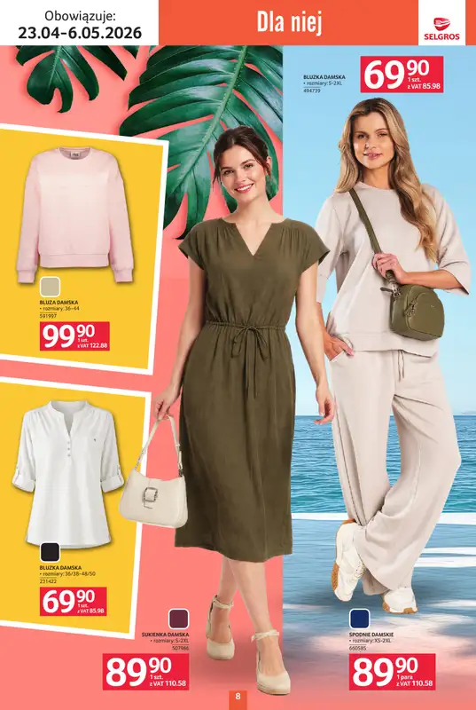 Selgros - gazetka promocyjna Katalog Tekstylia od czwartku 23.04 do środy 06.05 - strona 8