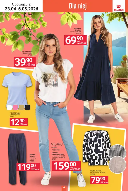 Selgros - gazetka promocyjna Katalog Tekstylia od czwartku 23.04 do środy 06.05 - strona 6