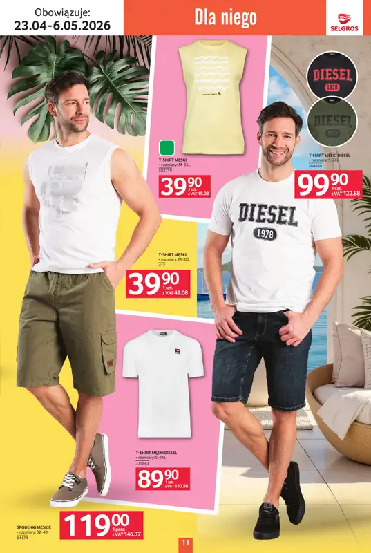 Selgros - gazetka promocyjna Katalog Tekstylia od czwartku 23.04 do środy 06.05 - strona 11