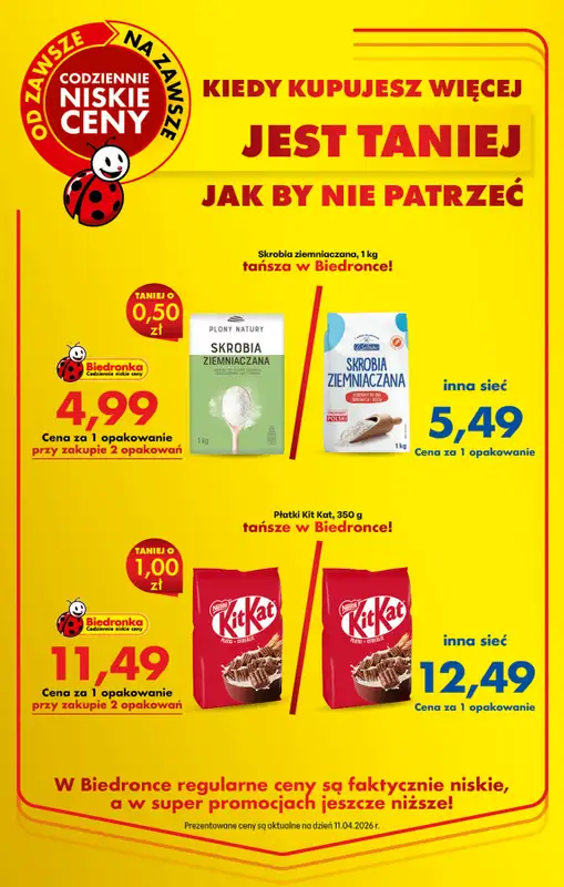 Biedronka - gazetka promocyjna Od poniedziałku od poniedziałku 20.04 do niedzieli 26.04 - strona 5
