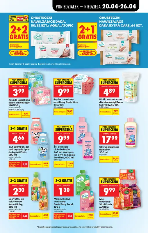 Biedronka - gazetka promocyjna Od poniedziałku od poniedziałku 20.04 do niedzieli 26.04 - strona 97
