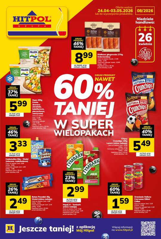 Hitpol - gazetka promocyjna Gazetka  do niedzieli 03.05