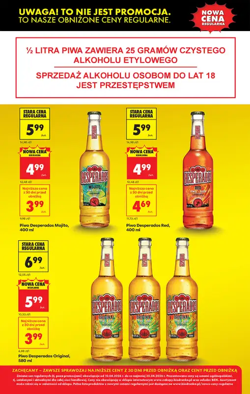 Biedronka - gazetka promocyjna Od poniedziałku, Z ladą tradycyjną od poniedziałku 20.04 do niedzieli 26.04 - strona 16