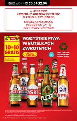 Biedronka - gazetka promocyjna Od poniedziałku, Z ladą tradycyjną od poniedziałku 20.04 do niedzieli 26.04 - strona 32