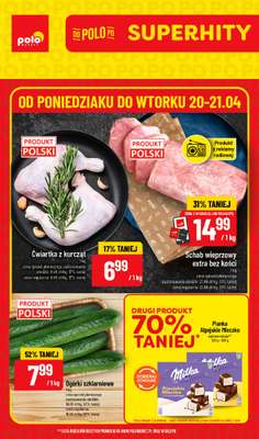 POLOmarket - gazetka promocyjna Super hity od poniedziałku 20.04 do wtorku 21.04