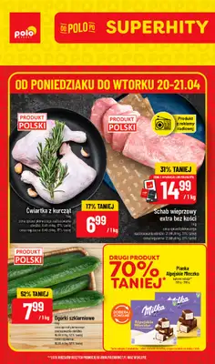 POLOmarket - gazetka promocyjna Super hity od poniedziałku 20.04 do wtorku 21.04