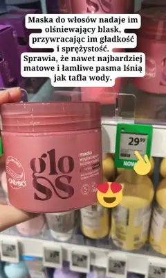#Nowości i trendy - gazetka promocyjna Maska wygładzająco-wzmacniająca OnlyBio za 29,99 zł od poniedziałku 20.04 
