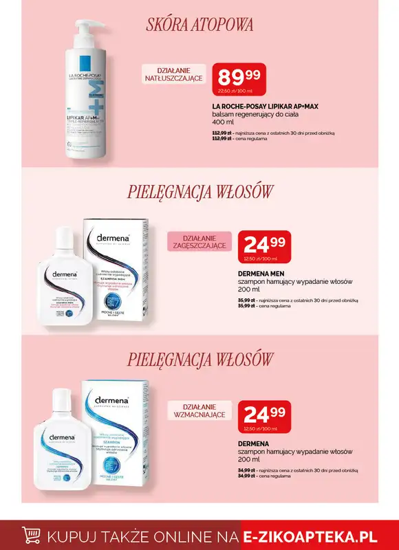 Ziko Dermo - gazetka promocyjna Gazetka Twoje miejsce na kojącą pielęgnację od czwartku 23.04 do środy 06.05 - strona 18