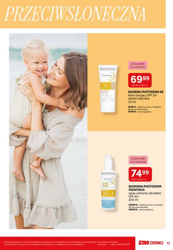 Ziko Dermo - gazetka promocyjna Gazetka Twoje miejsce na kojącą pielęgnację od czwartku 23.04 do środy 06.05 - strona 11