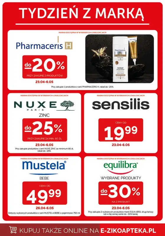 Ziko Dermo - gazetka promocyjna Gazetka Twoje miejsce na kojącą pielęgnację od czwartku 23.04 do środy 06.05 - strona 22