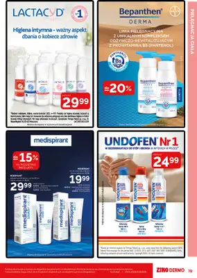 Ziko Dermo - gazetka promocyjna Gazetka Twoje miejsce na kojącą pielęgnację od czwartku 23.04 do środy 06.05 - strona 19