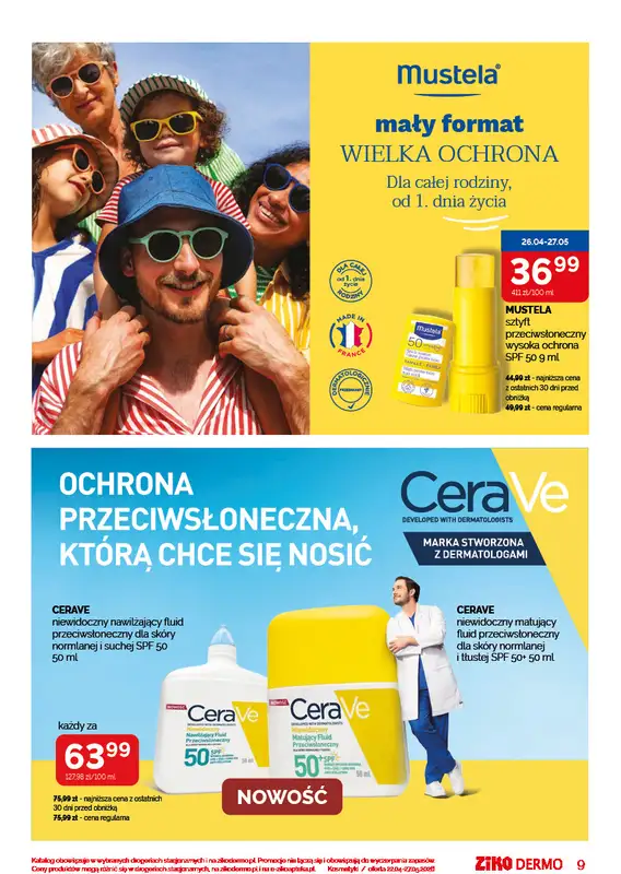Ziko Dermo - gazetka promocyjna Gazetka od środy 22.04 do środy 27.05 - strona 9