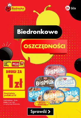 Biedronka - gazetka promocyjna Biedronkowe oszczędności od poniedziałku 20.04 do środy 22.04