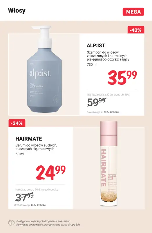 Rossmann - gazetka promocyjna Nawet do -57% taniej od poniedziałku 20.04 do środy 22.04 - strona 9