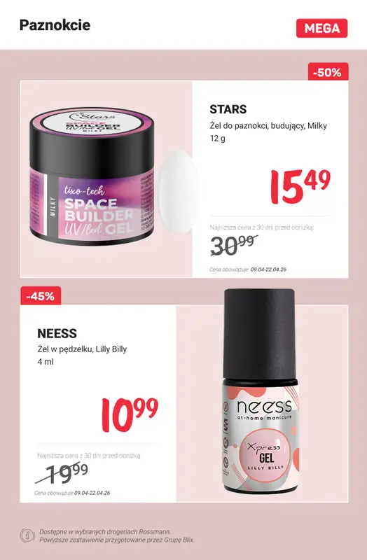 Rossmann - gazetka promocyjna Nawet do -57% taniej od poniedziałku 20.04 do środy 22.04 - strona 8