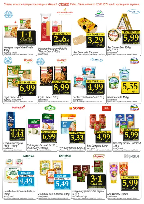 Społem - Blisko i Korzystnie - gazetka promocyjna Gazetka PSS Kalisz od środy 22.04 do wtorku 12.05 - strona 6