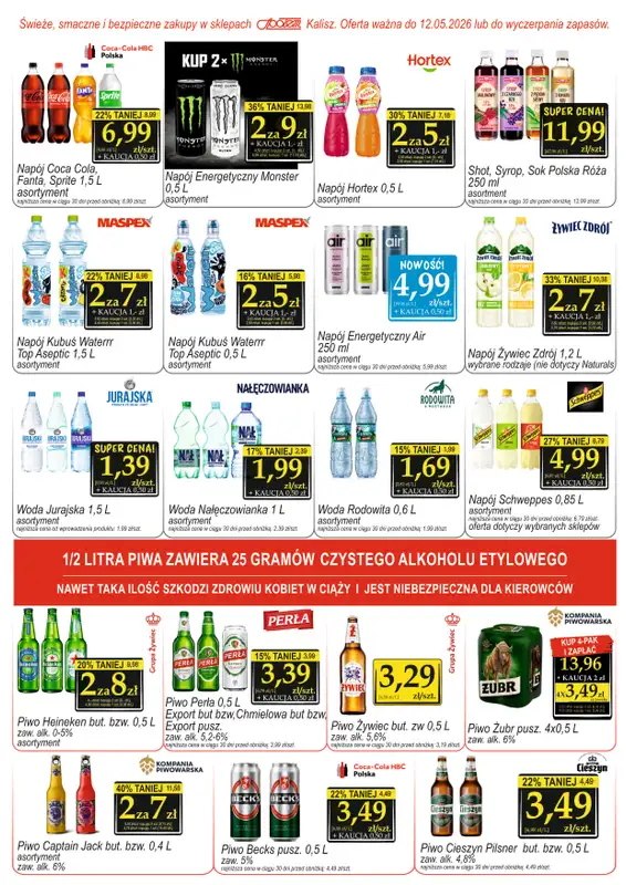 Społem - Blisko i Korzystnie - gazetka promocyjna Gazetka PSS Kalisz od środy 22.04 do wtorku 12.05 - strona 3