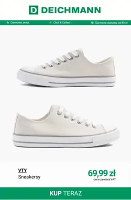 Deichmann - gazetka promocyjna Tenisówki damskie od poniedziałku 20.04  - strona 2