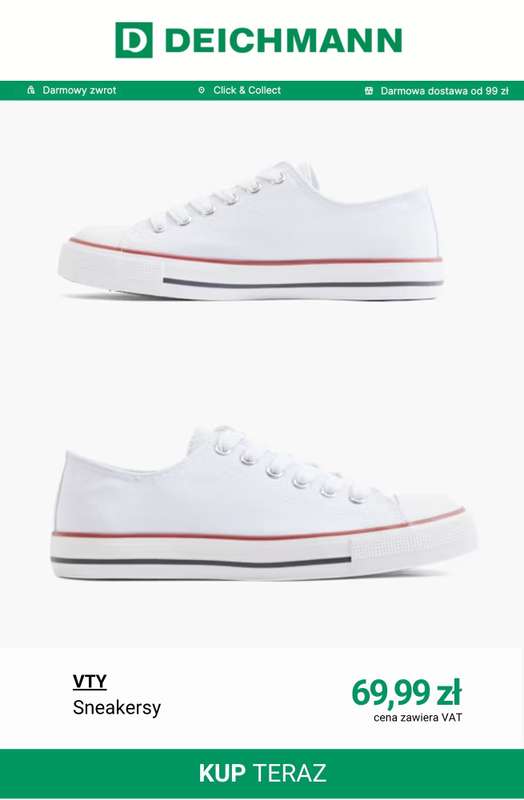 Deichmann - gazetka promocyjna Tenisówki damskie od poniedziałku 20.04  - strona 9