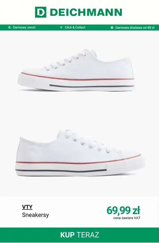 Deichmann - gazetka promocyjna Tenisówki damskie od poniedziałku 20.04  - strona 9