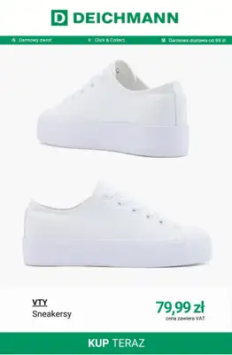 Deichmann - gazetka promocyjna Tenisówki damskie od poniedziałku 20.04  - strona 8