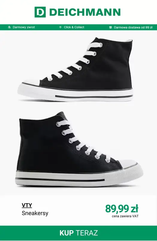 Deichmann - gazetka promocyjna Tenisówki damskie od poniedziałku 20.04  - strona 10