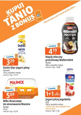 Leclerc - gazetka promocyjna Kupuj tanio z bonus od wtorku 21.04 do soboty 02.05