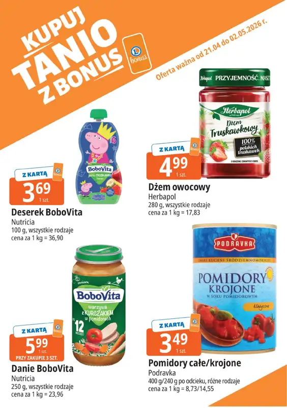 Leclerc - gazetka promocyjna Kupuj tanio z bonus od wtorku 21.04 do soboty 02.05 - strona 17