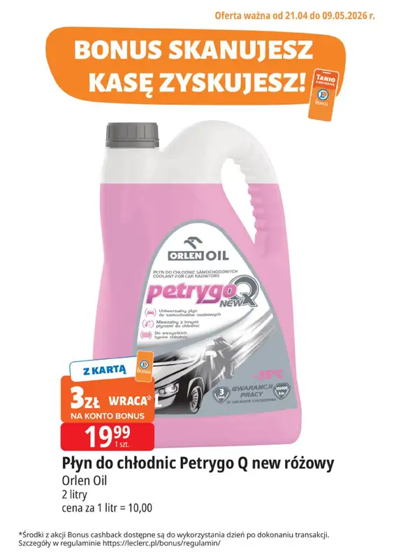 Leclerc - gazetka promocyjna Kupuj tanio z bonus od wtorku 21.04 do soboty 02.05 - strona 20